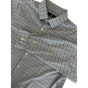 Hart Schaffner‎ Marx Long Sleeve Button Front Shirt Size XL